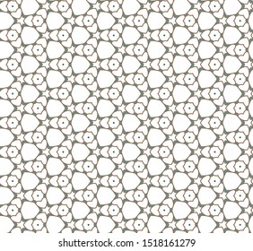 Seamless vector pattern. Background texture in geometric ornamental style.