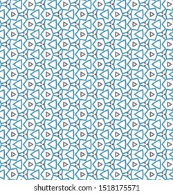 Seamless vector pattern. Background texture in geometric ornamental style.