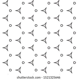 Seamless vector pattern. Background texture in geometric ornamental style.