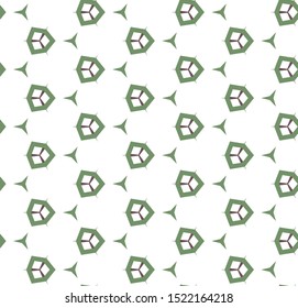 Seamless vector pattern. Background texture in geometric ornamental style.