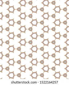 Seamless vector pattern. Background texture in geometric ornamental style.