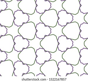 Seamless vector pattern. Background texture in geometric ornamental style.