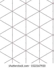 Seamless vector pattern. Background texture in geometric ornamental style.