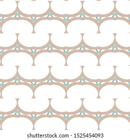 Seamless vector pattern. Background texture in geometric ornamental style.