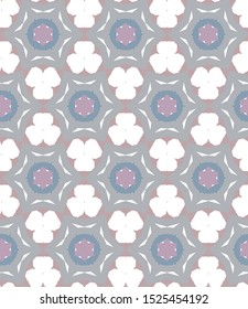 Seamless vector pattern. Background texture in geometric ornamental style.