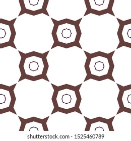 Seamless vector pattern. Background texture in geometric ornamental style.