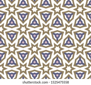 Seamless vector pattern. Background texture in geometric ornamental style.