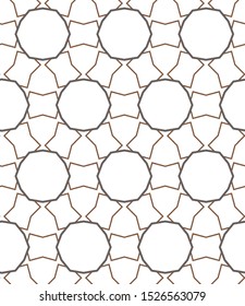 Seamless vector pattern. Background texture in geometric ornamental style.