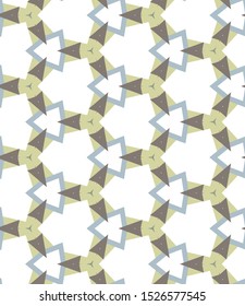 Seamless vector pattern. Background texture in geometric ornamental style.