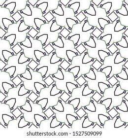 Seamless vector pattern. Background texture in geometric ornamental style.