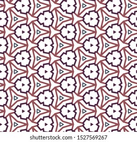 Seamless vector pattern. Background texture in geometric ornamental style.