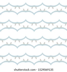 Seamless vector pattern. Background texture in geometric ornamental style.