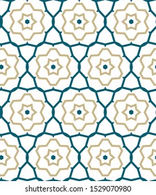 Seamless vector pattern. Background texture in geometric ornamental style.