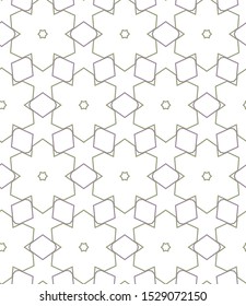 Seamless vector pattern. Background texture in geometric ornamental style.