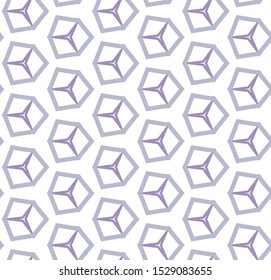 Seamless vector pattern. Background texture in geometric ornamental style.