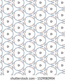 Seamless vector pattern. Background texture in geometric ornamental style.