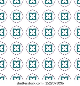 Seamless vector pattern. Background texture in geometric ornamental style.
