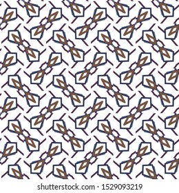 Seamless vector pattern. Background texture in geometric ornamental style.