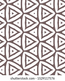 Seamless vector pattern. Background texture in geometric ornamental style.