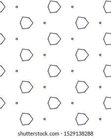 Seamless vector pattern. Background texture in geometric ornamental style.