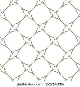 Seamless vector pattern. Background texture in geometric ornamental style.