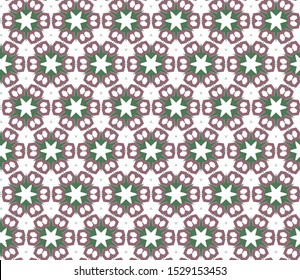 Seamless vector pattern. Background texture in geometric ornamental style.