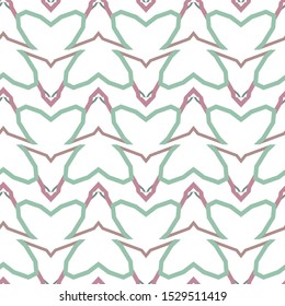 Seamless vector pattern. Background texture in geometric ornamental style.