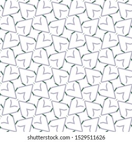 Seamless vector pattern. Background texture in geometric ornamental style.