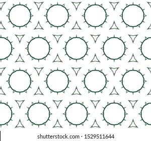 Seamless vector pattern. Background texture in geometric ornamental style.