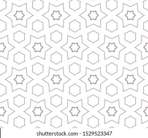 Seamless vector pattern. Background texture in geometric ornamental style.