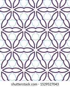 Seamless vector pattern. Background texture in geometric ornamental style.