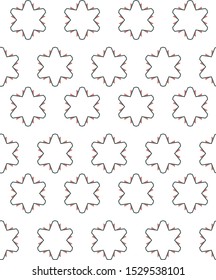 Seamless vector pattern. Background texture in geometric ornamental style.