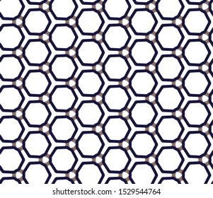 Seamless vector pattern. Background texture in geometric ornamental style.