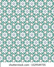 Seamless vector pattern. Background texture in geometric ornamental style.