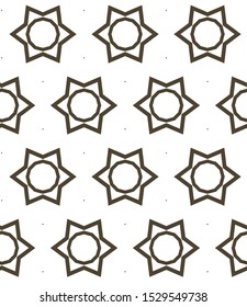 Seamless vector pattern. Background texture in geometric ornamental style.