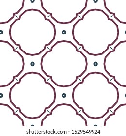 Seamless vector pattern. Background texture in geometric ornamental style.
