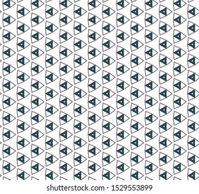 Seamless vector pattern. Background texture in geometric ornamental style.