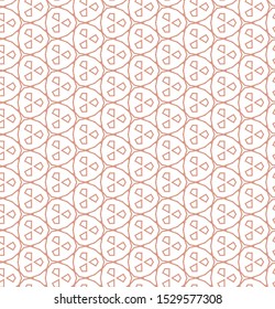 Seamless vector pattern. Background texture in geometric ornamental style.