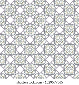 Seamless vector pattern. Background texture in geometric ornamental style.