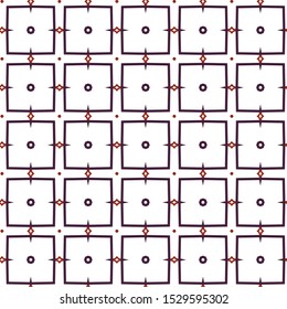 Seamless vector pattern. Background texture in geometric ornamental style.
