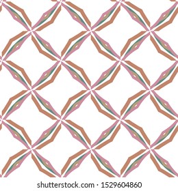 Seamless vector pattern. Background texture in geometric ornamental style.