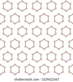 Seamless vector pattern. Background texture in geometric ornamental style.