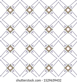 Seamless vector pattern. Background texture in geometric ornamental style.