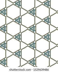 Seamless vector pattern. Background texture in geometric ornamental style.