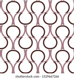 Seamless vector pattern. Background texture in geometric ornamental style.