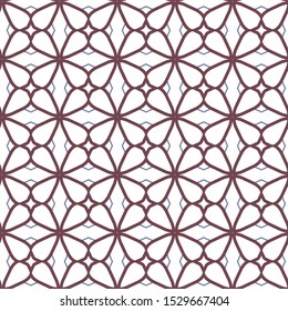 Seamless vector pattern. Background texture in geometric ornamental style.