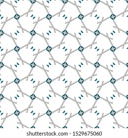 Seamless vector pattern. Background texture in geometric ornamental style.