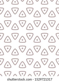 Seamless vector pattern. Background texture in geometric ornamental style.
