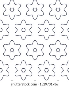 Seamless vector pattern. Background texture in geometric ornamental style.
