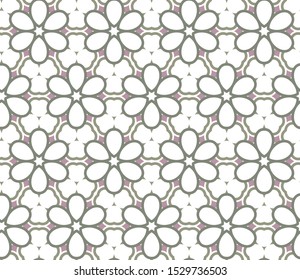Seamless vector pattern. Background texture in geometric ornamental style.